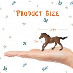 20 Pieces Realistic Plastic Horse Figurines Play Set Plastic Realistic Toy Horse Figures Miniature Figurines Plastic Horse Mo...