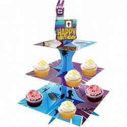 Video Game Birthday Party Supplies 3 Tier Video Games Cupcake Stand for Boys Game Fans for Nite Birthday Decorations Baby Sho...