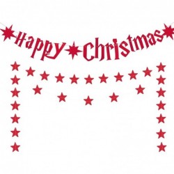 Happy Christmas Banner Red Glitter Merry Christmas Banner Magical Harry Christmas Banner HP Themed Pottery Banner Holiday Ban...