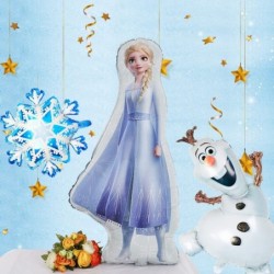 10PCS Frozen Foil Balloons Frozen Balloon Party Decorations for Kid's Party Supplies Snowflake Balloons Princess Theme Party ...