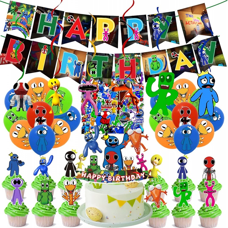 Rainbow Friends Party Decoration Rainbow Friends Party Supplies Suitable for Birthday Party Holiday Party Party Favor etc $17...