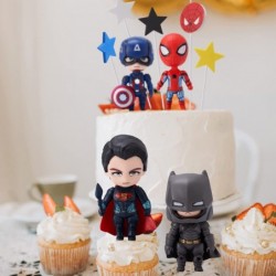 Superhero Party Supplies Superhero Theme Birthday Party Decoration Kit Cake Decoration Cake Topping Birthday Party Article Gi...