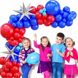 Red Blue Balloon Garland Kit 89PCS Red Blue Balloon Garland with Red and Dark Blue Balloons Red Blue Balloon Arch for Indepen...