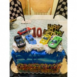 Racing Car Cake Decoration Racing Car Party Supplies Racing Car Birthday Cake Decoration Racing Car Party Favors Racing Car C...