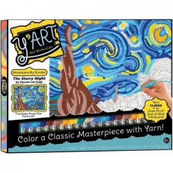 Masterpiece - The Starry Night — Yarn Works of Art — Mess-Free Artistic Craft Activity — Ages 8+ $55.88 Kids' Drawing & Writi...