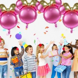 4 Pcs Mouse Head Foil Balloons 24'' Mouse Mylar Balloon for Birthday Party Decorations Jumbo Mouse Head Aluminum Foil Balloon...