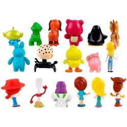 Set of 17 Mini Toy Story Figurines for Birthday Cake Decoration Cute Set of Cake Topper Includes Woody Jessie Rex Buzz Lighty...