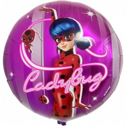 Vision Licensed 2 Pcs Miraculous Ladybug Large 20" Foil Balloons | New Colorful Design of Helium Balloon for Miraculous Birth...