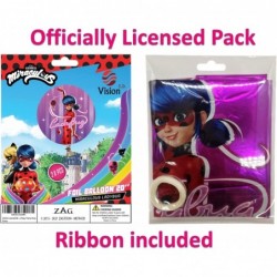 Vision Licensed 2 Pcs Miraculous Ladybug Large 20" Foil Balloons | New Colorful Design of Helium Balloon for Miraculous Birth...