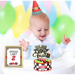 93pcs Two Fast Birthday Decorations Racing Car Theme 2nd Birthday Party Decorations Two Fast Cake Topper Backdrop Tablecloth ...