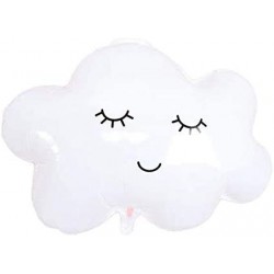 2 pcs 30 inch white Cloud Balloon foil balloons for Birthday Baby Shower Party… $14.78 Kids' Party Decorations