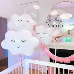 2 pcs 30 inch white Cloud Balloon foil balloons for Birthday Baby Shower Party… $14.78 Kids' Party Decorations