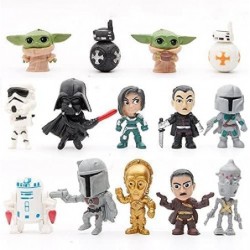 14 Pcs Star Wos cake toppers Toys set 1.5 inch PVC Model Dolls Figure Statues for the Star Wos party supplies $26.25 Kids' Pa...