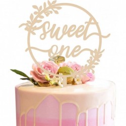 Sweet One Cake Topper - Sweet 1st Boy and Girl Birthday Party Decoration (Wooden) $16.16 Kids' Party Decorations