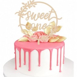 Sweet One Cake Topper - Sweet 1st Boy and Girl Birthday Party Decoration (Wooden) $16.16 Kids' Party Decorations