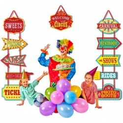 Carnival Decorations 11 Pcs Large Circus Carnival Signs Laminated Circus Theme Party Signs Carnival Party Supply Decor Paper ...