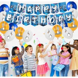 Birthday Party Supplies Presents Birthday Party Decoration Set includes Happy Birthday Banner Balloons Cake Toppers and Cupca...