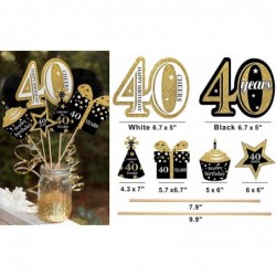 40th Birthday Decorations Kit - Cheers to 40 Years Banner Balloon - 40 Years Old Party Supplies 40th Anniversary Decorations ...