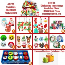 48PC Premium Christmas Party Favors for Kids Assortment Toys Stocking Stuffers Bulk Goodie Bag Stuffers Classroom Gifts Chris...