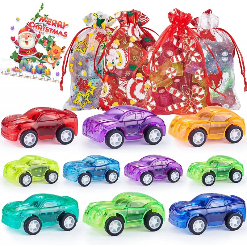 32 Pack Pull Back Cars for Party Favors with 4 Goodie Bags Mini Cars for Kids Race Car Party Favors Toy Cars Bulk Mini Toys P...