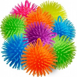 Puffer Balls (Pack of 12) - Stress Relief Balls Bulk Neon Sensory Stress Relief & Therapy Ball Toy for Kids for Goodie Bags S...