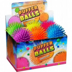 Puffer Balls (Pack of 12) - Stress Relief Balls Bulk Neon Sensory Stress Relief & Therapy Ball Toy for Kids for Goodie Bags S...