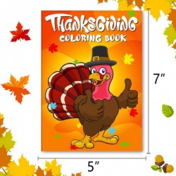 36Pcs Thanksgiving Coloring Books Kids Cute Thanksgiving Coloring Book for Kids All Ages Indoor Activities at Home Party Favo...