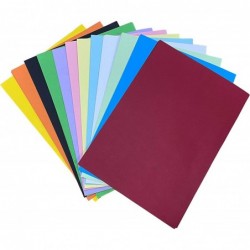 Construction Paper Pack 120Sheets Heavy Duty Construction Paper Color Copy Paper for Crafts & Art A4 12 Assorted Colors 120 G...