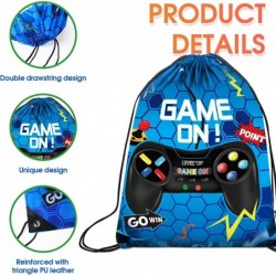 10 Pcs Video Game Party Loot Bags 17 x 13 Inch Game on Theme Gifts Bags Video Game Party Supplies Drawstring Gaming Party Fav...