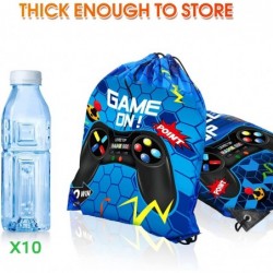 10 Pcs Video Game Party Loot Bags 17 x 13 Inch Game on Theme Gifts Bags Video Game Party Supplies Drawstring Gaming Party Fav...