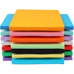 Construction Paper Pack 120Sheets Heavy Duty Construction Paper Color Copy Paper for Crafts & Art A4 12 Assorted Colors 120 G...