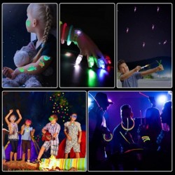 208PCS Glow in the Dark Party Supplies Light Up Birthday Party Favors LED Accessories Toys for Kids Adults 10 LED Glasses 100...