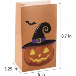 Halloween Treats Bags - 48 PCS Halloween Goody Bags with Halloween Candy Bags Stickers For Halloween Party Favors Halloween P...