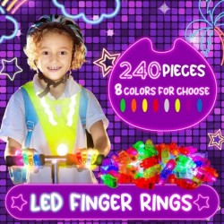 Finger Lights for Kids Christmas Gifts- 240 Pack LED Finger Flashlights for Bachelorette Party Favors Glow in The Dark Light ...