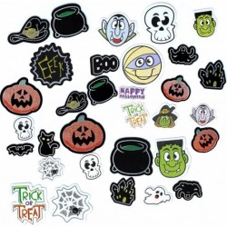 Over 600 Pieces Halloween Craft Assortment Kit Including Halloween Temporary Tattoos Halloween Stickers Halloween Stampers Fo...