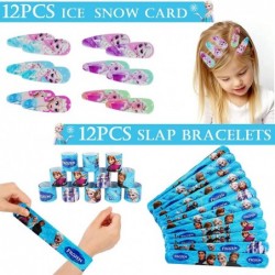 Frozen Birthday Party Favors Set - 110Pcs Gifts for kids Included Paper Treat Bags Bracelets Stickers Button Pins Party blowe...