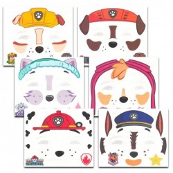 Paw Patrol Temporary Tattoos Party Favors for Kids - Bundle with 6 Paw Patrol Face Painting Tattoo Sheets Plus Stickers More ...