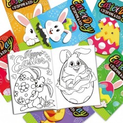 Easter Day Coloring Books Kids Indoor Activities at Home Party Favors Supplies 24 Pack $20.50 Kids' Party Favor Sets