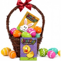 Easter Day Coloring Books Kids Indoor Activities at Home Party Favors Supplies 24 Pack $20.50 Kids' Party Favor Sets