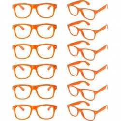 12 Pack Neon/Orange Kids NO Lens Ultralight Costume Glasses Boys Girls Party Favors Daily Outfit Accessories $24.80 Kids' Par...