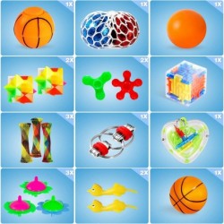 38PCS Sensory Fidget Toys Set Stress Anxiety Relief Assortment Toys for Kids Adults Party Favors Carnival Prize Classroom Rew...