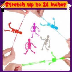 50 PCS Skeleton Stretchy Toys Glow in the Dark Goodie Bag Stuffers Halloween Gifts Treats Party Supplies Party Favors for Kid...