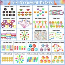 200 Pcs Party Favors Toys Assortment for Birthday Carnival Prizes Classroom Rewards Bulk Pinata Filler Toy Treasure Box Goodi...