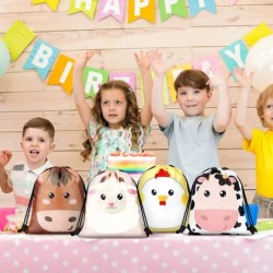 Farm Animal Party Favor Bags Gift Bags Farm Birthday Party Supplies Farm Animal Birthday Bag Farm String Bags Barnyard Party ...