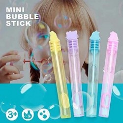 40Pack Mini Bubble Wands Assortment Party Favors Toys for Kids Child Summer Outdoor Gifts for Girls Boys Theme Birthday Parti...