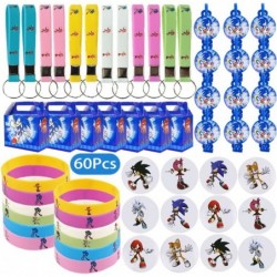 Birthday Gifts Party Favors for Kids- Keychains Wristbands Badges Whistles Goodie Bags Box Supplies for Classroom Rewards Car...