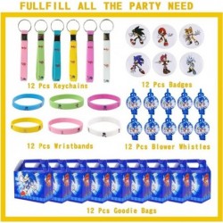 Birthday Gifts Party Favors for Kids- Keychains Wristbands Badges Whistles Goodie Bags Box Supplies for Classroom Rewards Car...