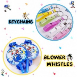 Birthday Gifts Party Favors for Kids- Keychains Wristbands Badges Whistles Goodie Bags Box Supplies for Classroom Rewards Car...