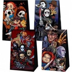 12 Pack Horror Classic Movie Party Favors Gift Bags Birthday Party Decorations $19.60 Kids' Party Favor Sets