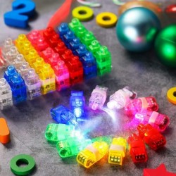 200 Pieces Finger Lights for Kids Finger Flashlights Led Finger Lights 6 Color Flashing Light up Rings Finger Ring Glow Stick...